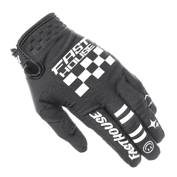 Gants de Motocross Elrod Xenon Femme/Fasthouse/Noir/gauche