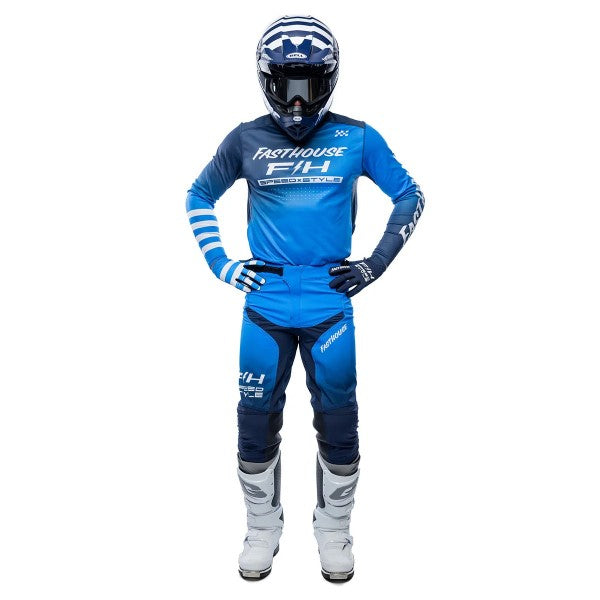Pantalon de Motocross Elrod Ether Bleu