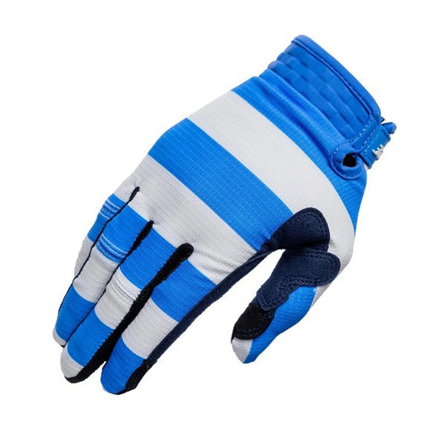 Gants de Motocross Elrod Ether Bleu, droite