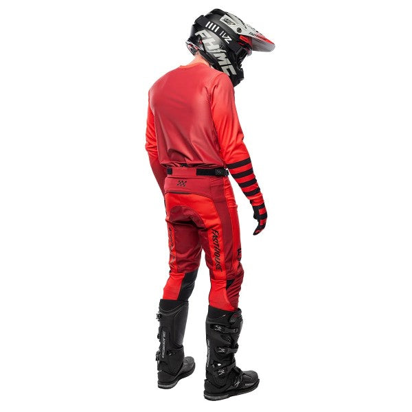Pantalon de Motocross Elrod Ether Rouge, arrière