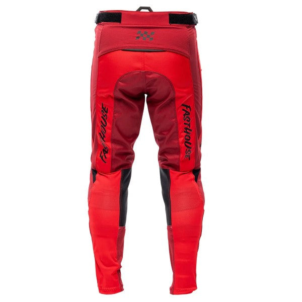 Pantalon de Motocross Elrod Ether Rouge, Dos