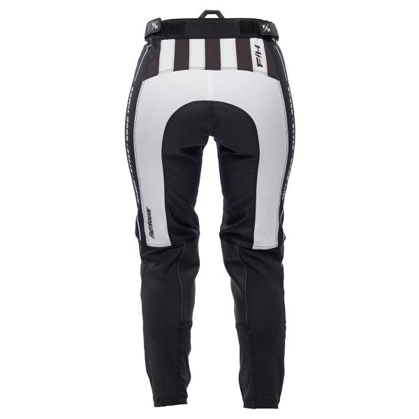 Pantalon de Motocross Elrod Storm Blanc/Noir, Dos