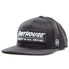 Casquette Emblem/Fasthouse/noir de face