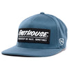 Casquette Emblem/Fasthouse/bleu de face