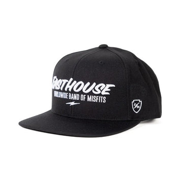 Casquette Enterprise Junior/Fasthouse/noir de profil