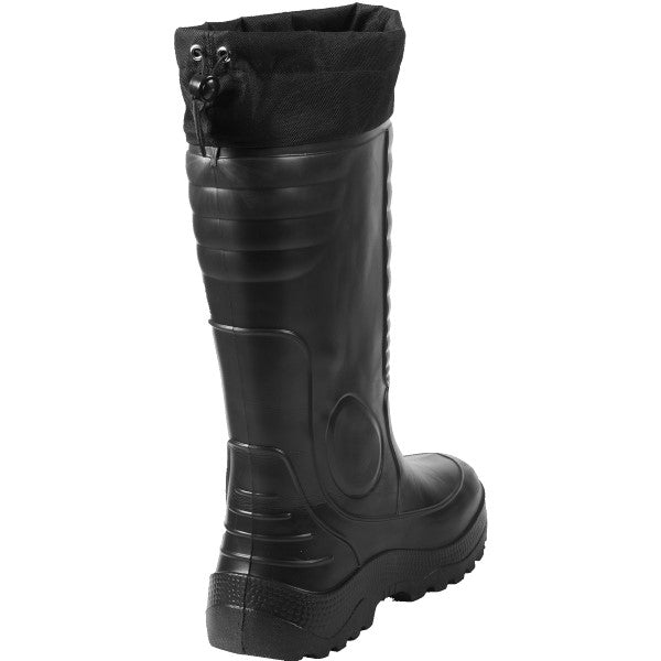 Bottes de Motoneige Excursion Lite Noir incliné de dos
