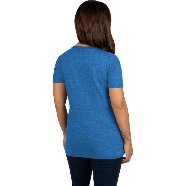 T-Shirt Excursion Premium pour Femme Bleu Dos