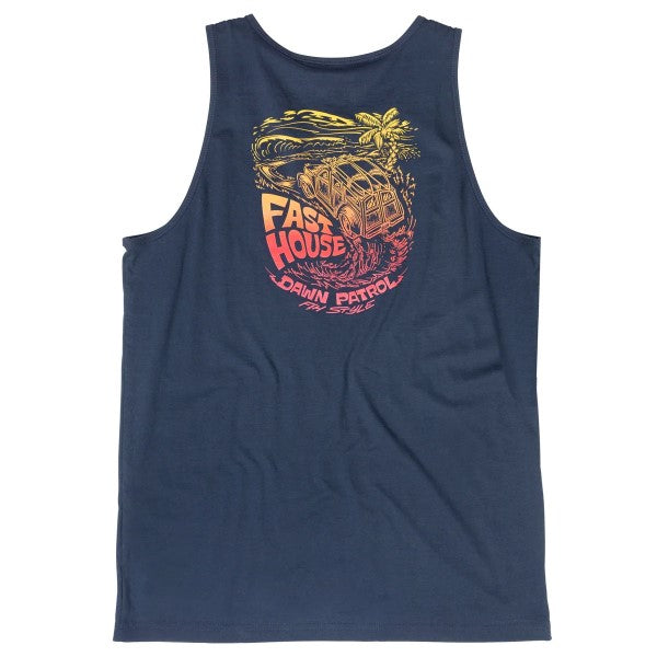 Camisole Explorer Bleu, Dos