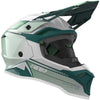 Casque de Snowcross Atmosphere Vert/Blanc incliné de gauche