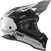 Casque de Snowcross Atmosphere Blanc/Noir incliné de gauche