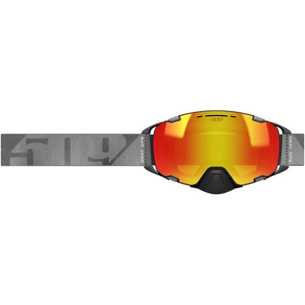 Lunettes de Motoneige Aviator 2.0 Gris/Orange de face