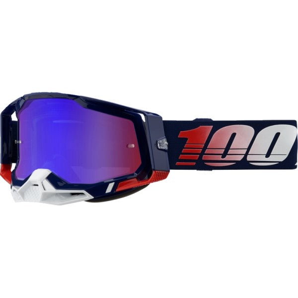 Lunettes de Motocross Racecraft 2 à Lentille Miroir  Mauve