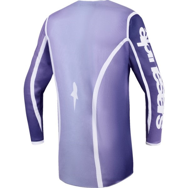 Chandail de Motocross Stella Fluid Apex Femme Mauve de dos