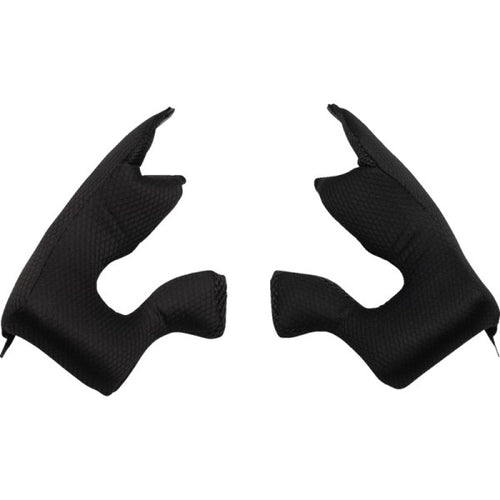 Coussinets de Joue pour Casque de Motocross Fleet Junior Noir en paire