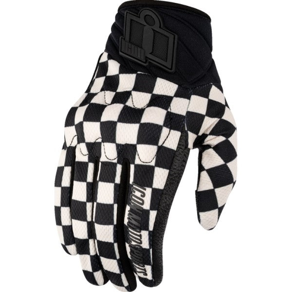 Gants de Moto Anthem 3 CX Femme Noir/Blanc de l'extérieur