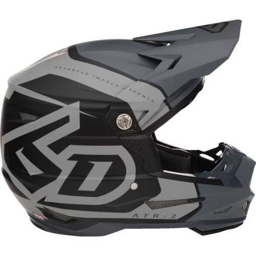 Casque de Motocross ATR-2 Torque Junior Gris Foncé de gauche