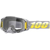 Lunettes de Motocross Armega Lentille Claire 100% Noir/Jaune