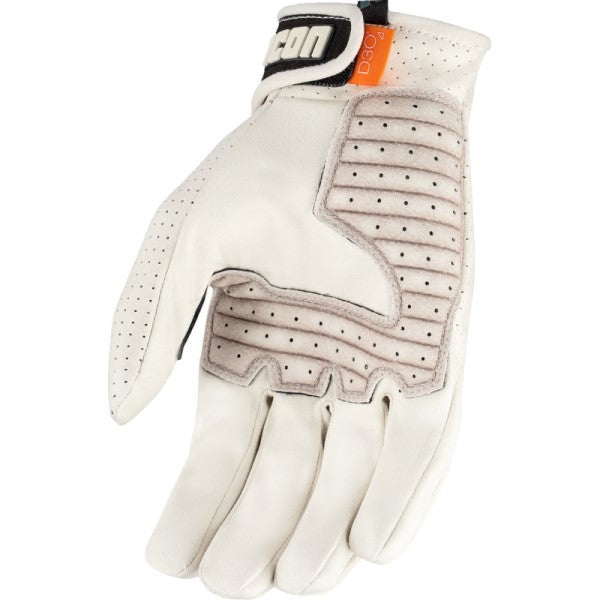 Gants de Moto Airform Slabtown Blanc de l'intérieur