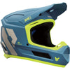 Casque de Motocross Fleet Forge Junior Bleu incliné de face