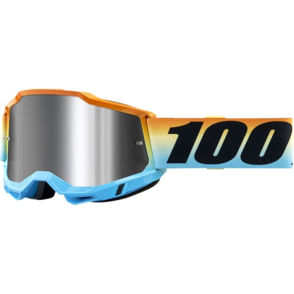 Lunettes de Motocross Accuri 2 à Lentille Miroir Bleu/Orange