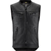 Veste Airbag Tech-Air® 3 V2 en Cuir Noir, de face