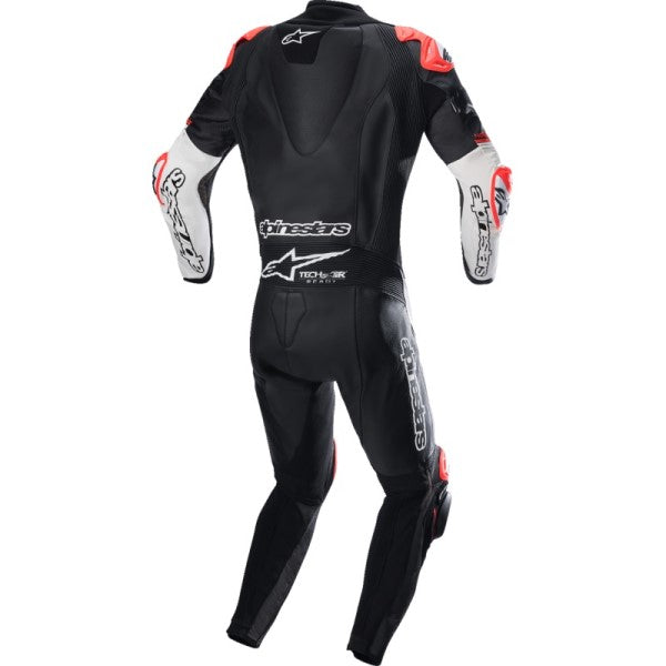 Ensemble de Moto GP Tech V5 Noir/Rouge, Dos