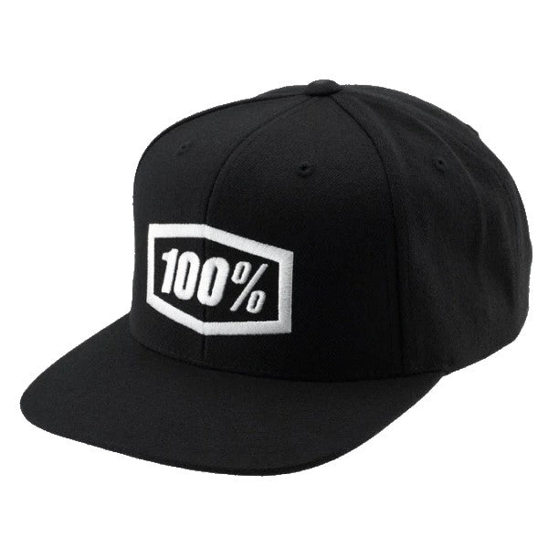 Casquette 100% Snapback Junior 100% noir