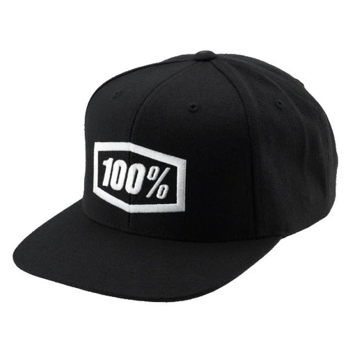 Casquette 100% Snapback Junior 100% noir