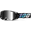 Lunettes de Motocross Armega Lentille Miroir 100% Noir/Bleu