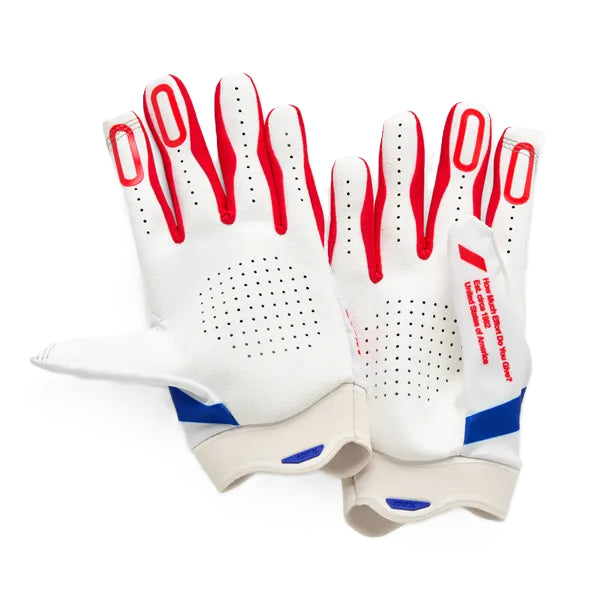 Gants ITrack Bleu/Blanc/Rouge, Paume