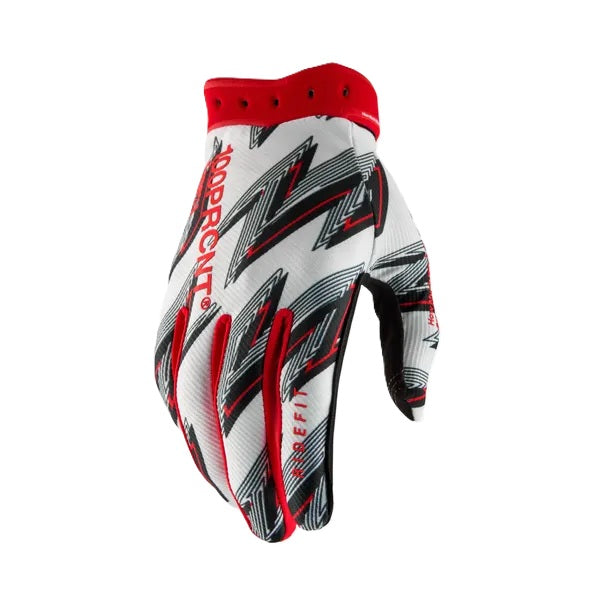 Gants Ridefit Blanc/rouge