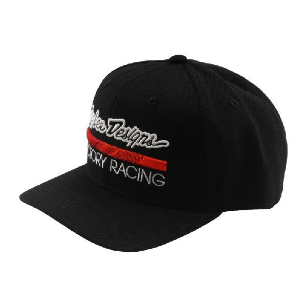 Casquette Curved Bill Snapback Factory Racing Bordeaux, Noir