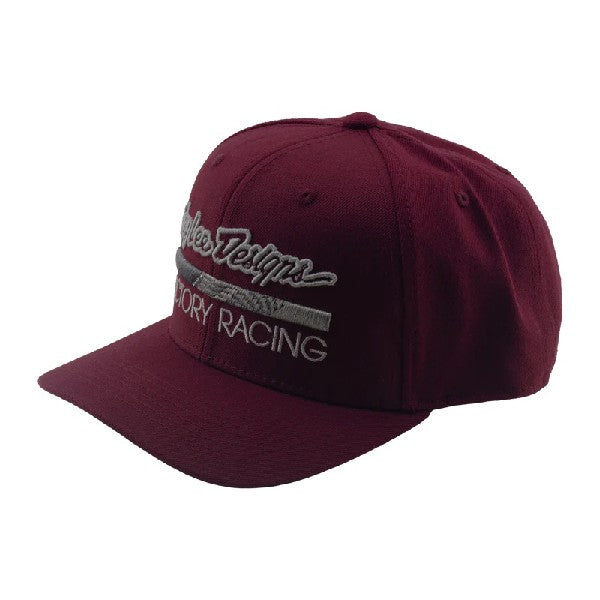 Casquette Curved Bill Snapback Factory Racing, Bordeaux