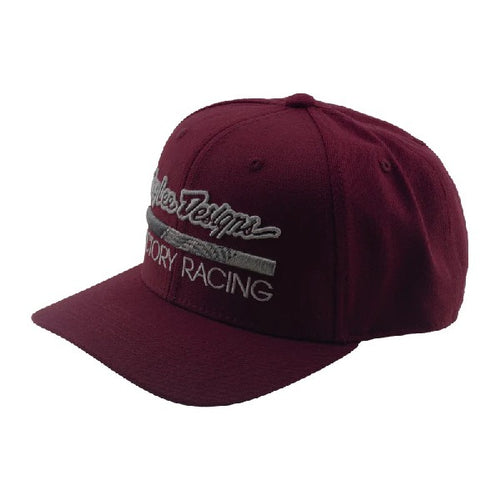 Casquette Curved Bill Snapback Factory Racing, Bordeaux