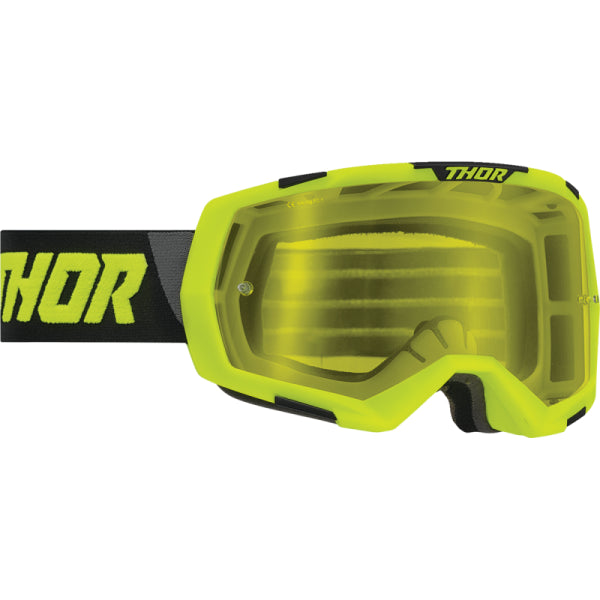 Lunettes de motocross Regiment haute visibilité,  lentille jaune