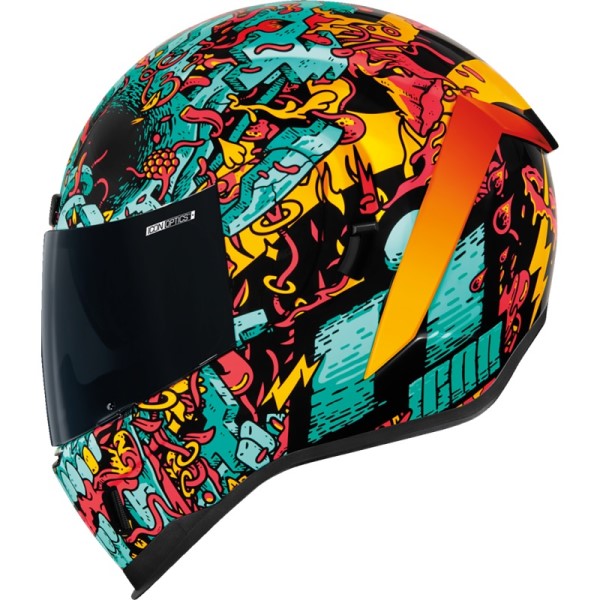 Casque Intégral de Moto Airform MIPS Munchies Multicolore de droite