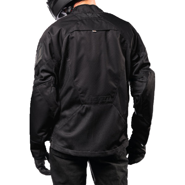 Manteau de Moto AF Mc Mesh Noir, arrière