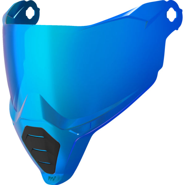 Visière de Moto Ultraflite™ Miroir Bleu Icon, Vue 3/4