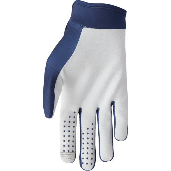 Gants de Motocross Launchmode Split Junior Thor Bleu/Blanc, paume