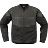 Manteau de Moto Overload 3 En cuir Noir