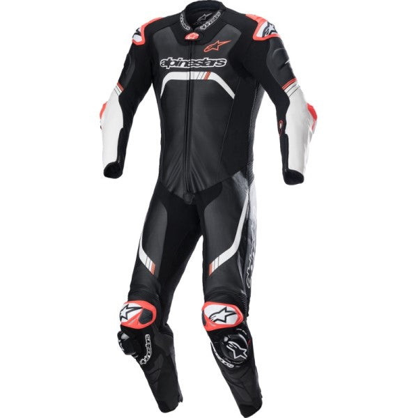 Ensemble de Moto GP Tech V5 Noir/Rouge, de face