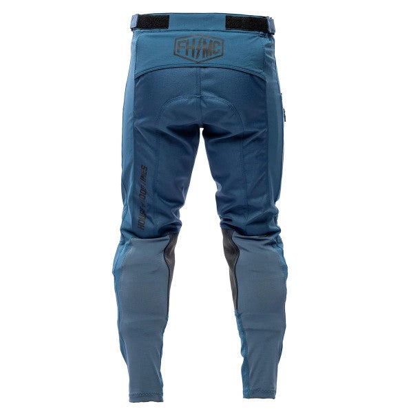 Pantalon de Motocross Sanguaro Cargo Bleu, Dos