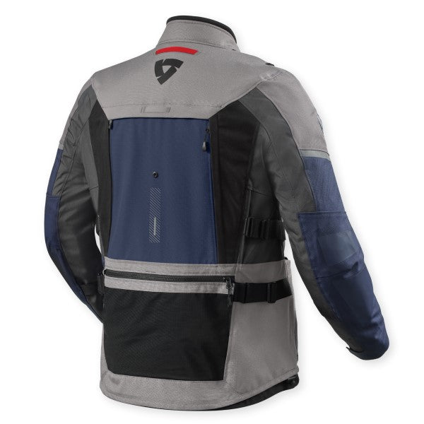 Manteau de Moto Sand 5 H2O Gris Foncé, Dos