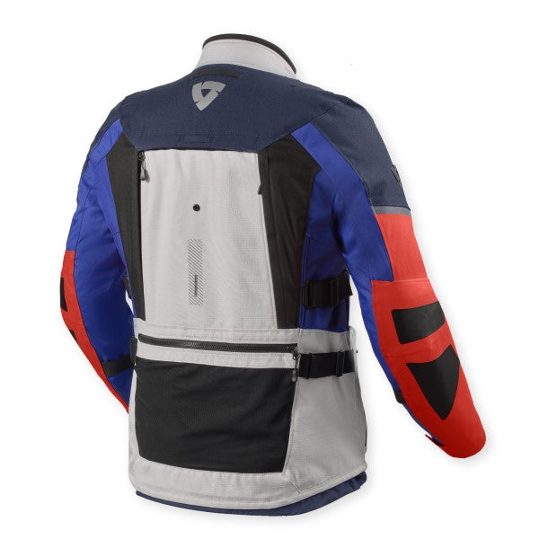 Manteau de Moto Sand 5 H2O Argent, Dos