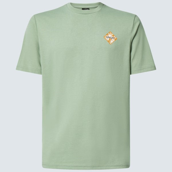 T-Shirt Deco Palms Vert de Face