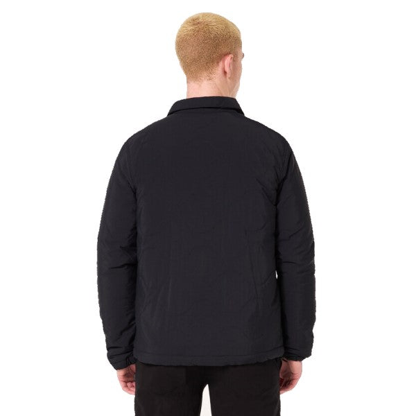 Manteau Sherpa Matelassé Noir Dos