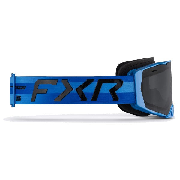 Lunettes de Motoneige Factory Ride Bleu de gauche