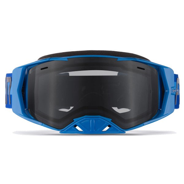 Lunettes de Motoneige Factory Ride Bleu de face