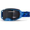 Lunettes de Motoneige Factory Ride Bleu incliné de face