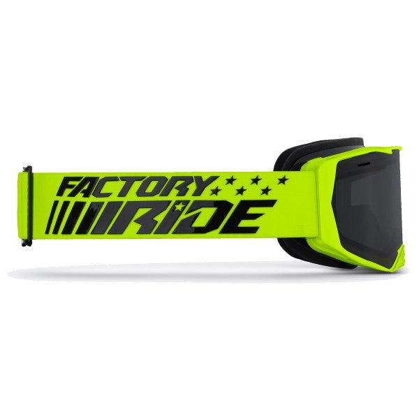 Lunettes de Motoneige Factory Ride Haute-Visibilité de gauche